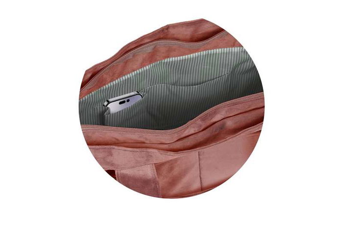 Safta - Bolsos accesorios bébé "Marsala" - Sac adaptable pour poussette - Velours - Rose caldera - À partir de 3 ans