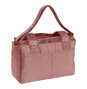 Safta - Bolsos accesorios bébé "Marsala" - Sac adaptable pour poussette - Velours - Rose caldera - À partir de 3 ans