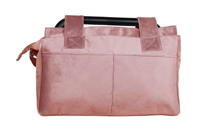 Safta - Bolsos accesorios bébé "Marsala" - Sac adaptable pour poussette - Velours - Rose caldera - À partir de 3 ans