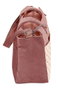 Safta - Bolsos accesorios bébé "Marsala" - Sac adaptable pour poussette - Velours - Rose caldera - À partir de 3 ans
