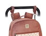 Safta - Sac à dos bébé "Marsala" en velours rose - Accessoires pour bébé - À partir de 3 ans