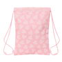 Sac à dos serré par des ficelles Safta Love Rose (26 x 34 x 1 cm)