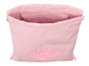 Safta Sac plat junior facile nettoyage "Love" pour maternelle, dimensions 26x34x1 cm, en PU avec REACH, rose, à partir de 36 mois
