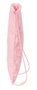 Safta Sac plat junior facile nettoyage "Love" pour maternelle, dimensions 26x34x1 cm, en PU avec REACH, rose, à partir de 36 mois