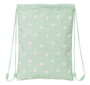 Safta Sac de couchage plat junior avec motif ovejita, facile à nettoyer, pour enfants d'âge préscolaire, dimensions 26x34x1 cm, vert, matériau PU conforme REACH