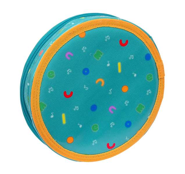Safta Plumier 18 pièces rond facile à nettoyer Cocomelon Back To Class 21x3,5x - Trousse de crayons avec fermeture zippée pour école, matériel REACH PVC - À partir de 3 ans