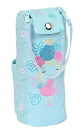 Safta Glowlab Kids "Cute Doll" Porte-tout recyclé avec poignée pour enfants, 6x21x6 cm, bleu clair, Polyester 300D, à partir de 3 ans