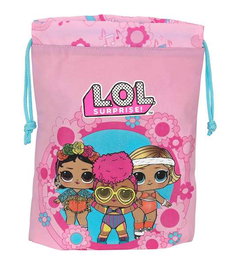 LOL Surprise! Safta Saquito merienda Glow Girl - Sac à dos enfant, polyesther 300D, 20x25 cm, rose, à partir de 3 ans