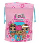 LOL Surprise! Safta Saquito merienda Glow Girl - Sac à dos enfant, polyesther 300D, 20x25 cm, rose, à partir de 3 ans