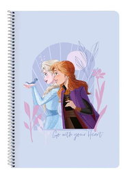 Safta - Carnet format A4 80 pages à couverture rigide Frozen "Believe" - 21,5x31 cm - Polyester 300D - Pour enfant dès 3 ans - Version espagnole