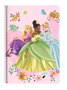 Disney - Cahier format A4 80 pages à couverture rigide - Collection Princeses Magical - Modèle 21,5x31x1 - En espagnol - Couleurs rose et beige
