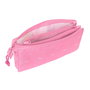 Trousse Fourre-Tout Triple Barbie Girl Rose 22 x 12 x 3 cm