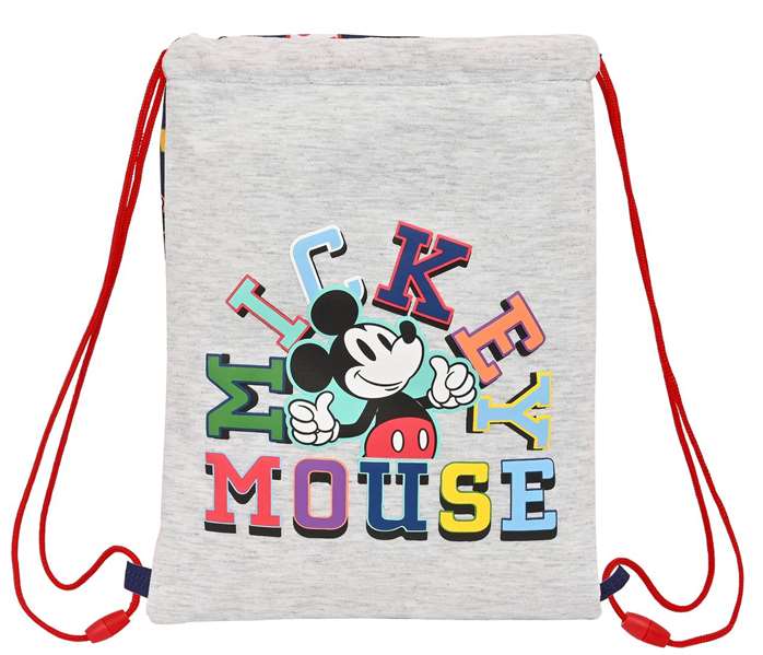 Safta Sac Plano Junior Mickey Mouse "Only One" pour enfant, 26x34x1 cm, polyester 300D, couleur bleu marine Safta Sac Plano Junior Mickey Mouse "Only One" pour enfant, 26x34x1 cm, polyester 300D, couleur bleu marine