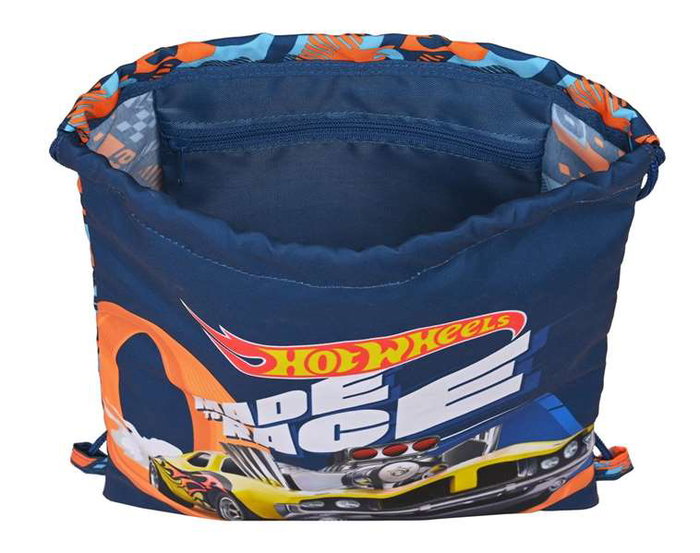 Safta Sac à Dos Junior Hot Wheels Speed Club 26x34x1 cm, Polyester 300D, Bleu Marine et Orange, Enfant à partir de 3 ans Safta Sac à Dos Junior Hot Wheels Speed Club 26x34x1 cm, Polyester 300D, Bleu Marine et Orange, Enfant à partir de 3 ans