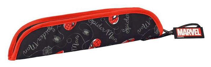 Safta Portaflautas Spider-Man "Hero" 37x8x2 - Pochette à flûtes et accessoires, tissu polyester 300D, pour enfant à partir de 3 ans, couleur noire Safta Portaflautas Spider-Man "Hero" 37x8x2 - Pochette à flûtes et accessoires, tissu polyester 300D, pour enfant à partir de 3 ans, couleur noire