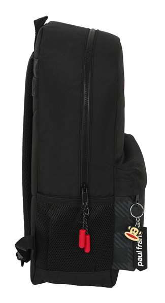 Safta Paul Frank Campers - Sac à dos transformable en chariot, 30 x 46 x 14 cm, polyester 300D, noir, recommandé à partir de 3 ans