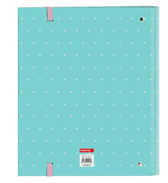 Safta Carp 4 ani VMB 27x32x3,5 Mint Paradise - Carpe de 35 mm avec recambio - Âge minimum 3 ans - Polyester 300D avec reach - Couleur vert menta