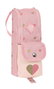 Safta Portatodo avec anse Glowlab "Hearts" 6x21x6 cm - Boîte de rangement polyester, âge recommandé : 3 ans, couleur rose clair