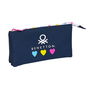 Trousse Fourre-Tout Triple Benetton Love 22 x 3 x 12 cm