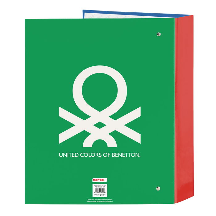 Reliure à anneaux Benetton Topitos A4 (27 x 33 x 6 cm) Reliure à anneaux Benetton Topitos A4 (27 x 33 x 6 cm)