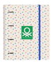 Benetton Sac à dos pour enfant 4 ans 35 L avec housse de rechange thème "Topitos" 27x32x3.5 cm - Modèles assortis - Polyester 300D