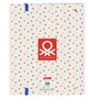 Benetton Sac à dos pour enfant 4 ans 35 L avec housse de rechange thème "Topitos" 27x32x3.5 cm - Modèles assortis - Polyester 300D