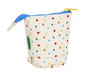 Benetton Portatodo Cubilete "Topitos", Porte-tout jouet pour enfant, Polyester 300D, Blanc cassé, 8 x 19 x 6 cm, A partir de 3 ans