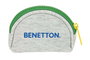 Benetton Portefeuille Pop XS 9,5x7x3 cm pour enfant en tissu tricoté gris