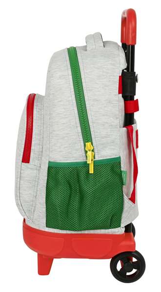 Benetton Sac à dos grande capacité avec roues compact et détachable Pop 33x45x22 cm Gris - Tissu Knit Fabric Benetton Sac à dos grande capacité avec roues compact et détachable Pop 33x45x22 cm Gris - Tissu Knit Fabric