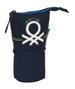 Benetton Portatodo Cubilete Sixties - Porte-tout en polyester 600D, 8 x 19 x 6 cm, couleur bleu marine, pour enfant à partir de 3 ans