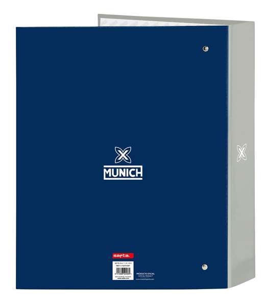 Safta Carpeta F. 4 Anillas 35mm - Classeur à 4 anneaux 35mm lom ancho Munich "College" 27x33x6 - Modèles assortis - Polyester 600D + PVC Safta Carpeta F. 4 Anillas 35mm - Classeur à 4 anneaux 35mm lom ancho Munich "College" 27x33x6 - Modèles assortis - Polyester 600D + PVC