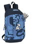 Safta Bahia Mini Mochila à Dos pour Enfant avec Fermeture à Glissière Verticale, 22x39x10 cm, 300D Polyester, Coloris Bleu, Recommandé à partir de 3 ans