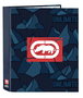 Ecko Unltd. Carpetes F Peaks - Classeur à 4 anneaux 35 mm, dos large, 27x33x6 cm, polyester 300D, bleu marine