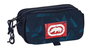 Safta Portatodo Triple Big Ecko Unltd. "Peaks" Sac Bandoulière Triple 21.5x10x8 cm - Modèles Surtis Azul Marina en Polyester 300D