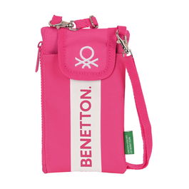 Porte-monnaie Benetton Raspberry Protection pour téléphone portable Fuchsia