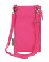 Benetton - Monedero portamovil 'Raspberry' 10x19 cm - Polyester 600D avec REACH - Couleur rose fuchsia