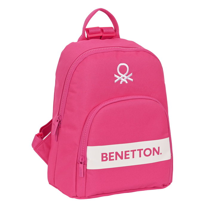 Sac à dos Casual Benetton Raspberry Fuchsia 13 L Sac à dos Casual Benetton Raspberry Fuchsia 13 L