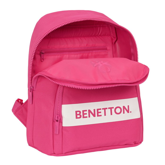Sac à dos Casual Benetton Raspberry Fuchsia 13 L Sac à dos Casual Benetton Raspberry Fuchsia 13 L