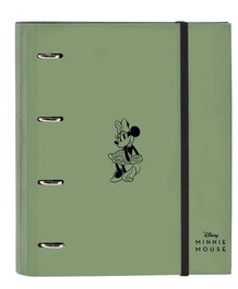 Safta CARP 4 A 35MM - Carpet de 27x32x3,5 cm avec recambio, motif Minnie Mouse Mint Shadow, couleur vert militaire, âge 3 ans