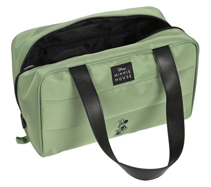 Safta Trousse rectangulaire Minnie Mouse "Mint Shadow" 31 x 14 x 19 cm - Vert militaire