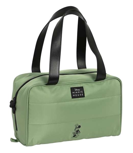 Safta Trousse rectangulaire Minnie Mouse "Mint Shadow" 31 x 14 x 19 cm - Vert militaire