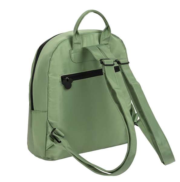 Safta Mini Sac à Dos Minnie Mouse "Mint Shadow" - Vert Militaire, Taille 25x30x13 cm, Pour 3 Ans, Matière Tissu Coussionné