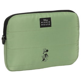 SAFTA Pochette Ordinateur Portable 10 Pouces en Similicuir Disney Minnie Mint Shadow - Intérieur Doublé pour Laptop 10" ou Tablette 9.7"