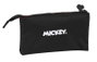 Safta - Coffret triple organisateur Mickey Mouse "Mickey Mood" 22x12x3 cm en polyester 600D, rouge et noir, pour enfant 3 ans
