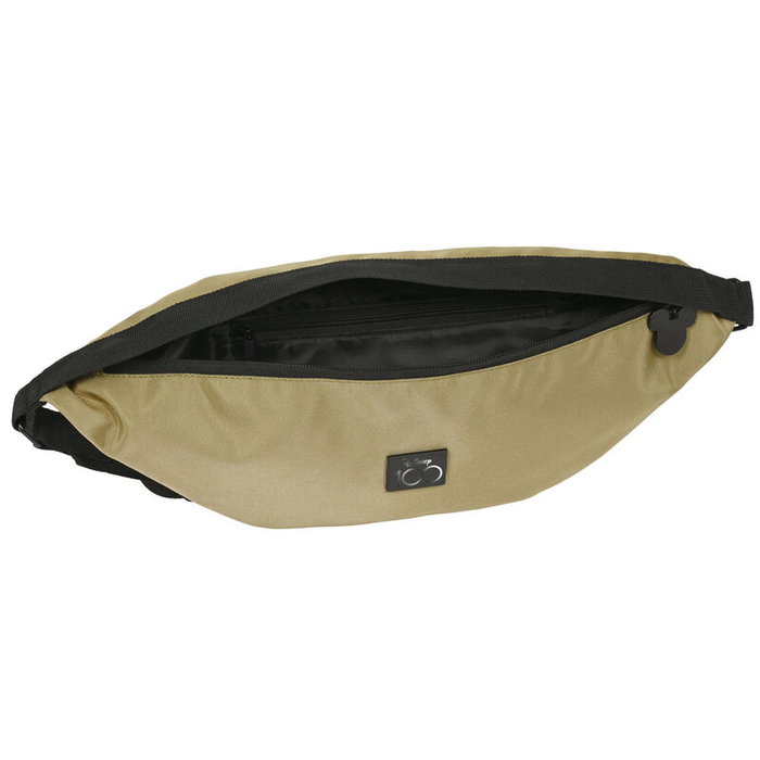 SAFTA Ceinture banane sacoche Disney, compartiment principal à fermeture éclair 41x15.5x7 cm, cintres réglables, poche intérieure zip