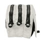 Safta Portatodo Triple Big Kappa "Grey Knit" Valise d'Organisation pour Enfant 3 Ans - 21.5 x 10 x 8 cm - Gris