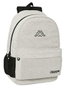 Safta Sac à dos Mochila Adapt.Carro Kappa "Grey Knit" 30x46x14, transformable en chariot, gris, pour âge 3 à 99 ans