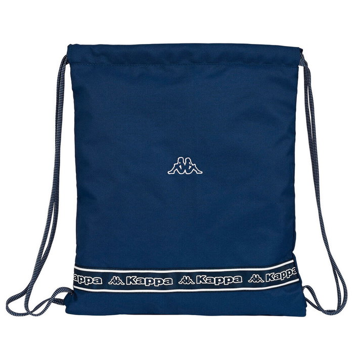 SAFTA Sac à Dos Navy Kappa 40 cm avec Poche Intérieure Zippée et Fermeture par Cordon