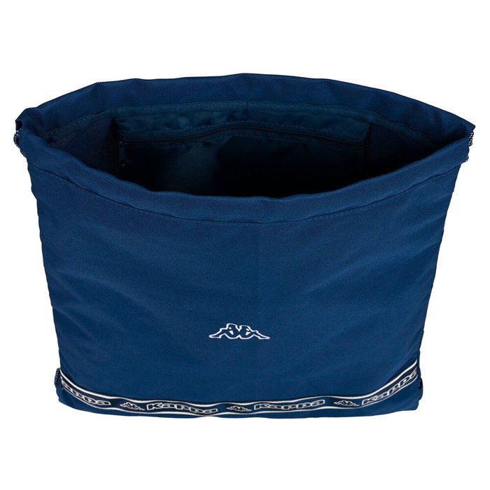 SAFTA Sac à Dos Navy Kappa 40 cm avec Poche Intérieure Zippée et Fermeture par Cordon