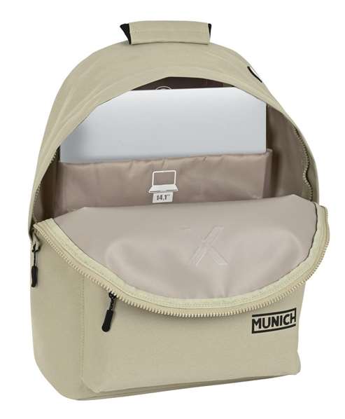 Safta Sac à dos pour ordinateur portable 14,1 pouces Munich Basicos Topo 31x41x16 cm - Modèles assortis